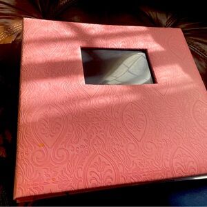 Michael’s large scrapbook in pink